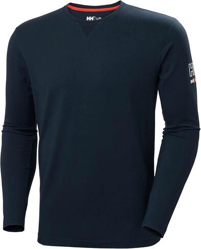 Helly-Hansen Workwear Kensington Men Lightwight Sleeve Stirts-مصنوعة من مزيج قطني خفيف الوزن ، 92 ٪ من القطن 92 ٪ in Saudi Arabia