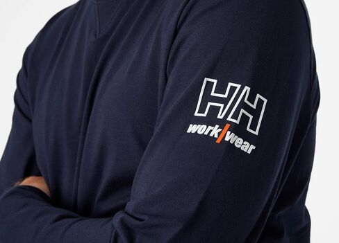 Helly-Hansen Workwear Kensington Men Lightwight Sleeve Stirts-مصنوعة من مزيج قطني خفيف الوزن ، 92 ٪ من القطن 92 ٪ in Saudi Arabia