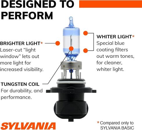 SYLVANIA - 9005 and 9006 SilverStar Ultra Bundle - High Performance Halogen Headlight Bulb, High Beam, Low Beam and Fog Replacements, Bright Downroad Tri-Band White Light (Contains 4 Bulbs) in Saudi Arabia