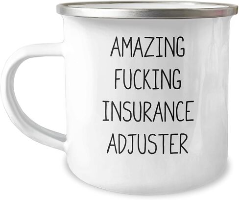Funny Insurance Adjuster Gifts from Friends, for Men, Women, and Coworkers - Amazing Camping Mug for Christmas in Saudi Arabia