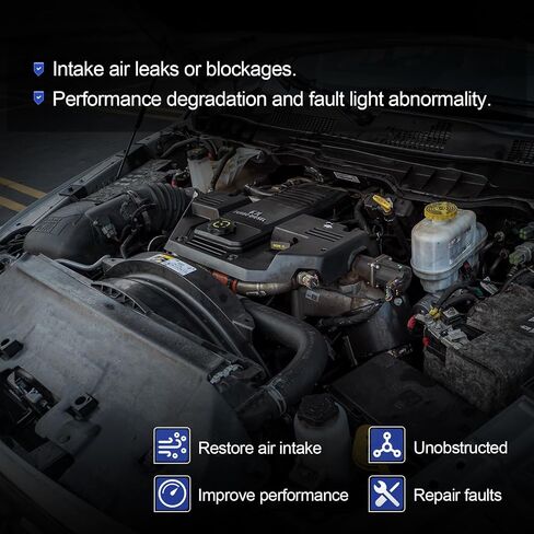 696-207 Engine Air Intake Hose Duct Assembly For 2007-2018 Dodge Ram 2500 3500 4000 4500 5500 6.7L Replace# 53032944AL 53032944AC in Saudi Arabia