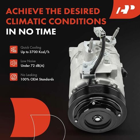 مكيف الهواء A-Premium ضاغط AC مع القابض متوافق مع RAM 1500 2021-2022 و Dodge Charger 2014-2021 ، Challenger 2015-2021 & Chrysler 300 2014-2021 ، 5.7L 6.2L 6.4L in Saudi Arabia