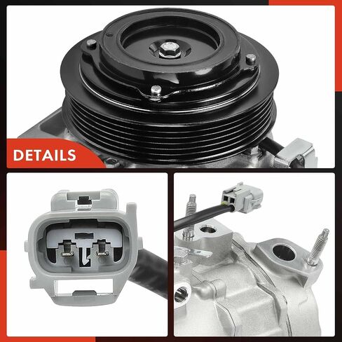مكيف الهواء A-Premium ضاغط AC مع القابض متوافق مع RAM 1500 2021-2022 و Dodge Charger 2014-2021 ، Challenger 2015-2021 & Chrysler 300 2014-2021 ، 5.7L 6.2L 6.4L in Saudi Arabia