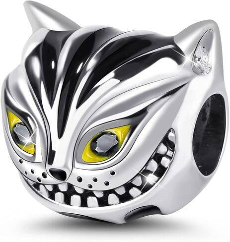 GNOCE 925 Sterling Silver Cute Cat Charm For Fairy Tale Lovers Lucky Animal Charms Bead for Bracelet Necklace Women Gift in Saudi Arabia