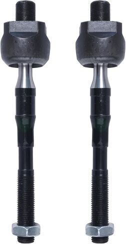 Detroit Axle - Front 4pc Tie Rods for 2006-2010 Infiniti M35 M45, 2 Inner Tie Rod Ends 2 Boots + Bellows 2007 2008 2009 Replacement in Saudi Arabia