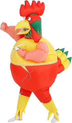 Rooster Costume, Full Body Inflatable, Adult Size Chicken Costume in Kuwait