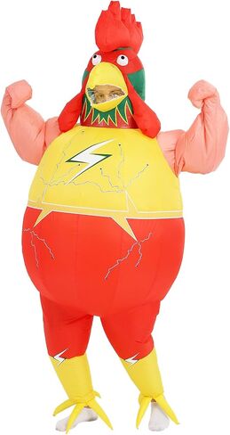 Rooster Costume, Full Body Inflatable, Adult Size Chicken Costume in Kuwait