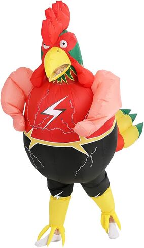 Rooster Costume, Full Body Inflatable, Adult Size Chicken Costume in Kuwait