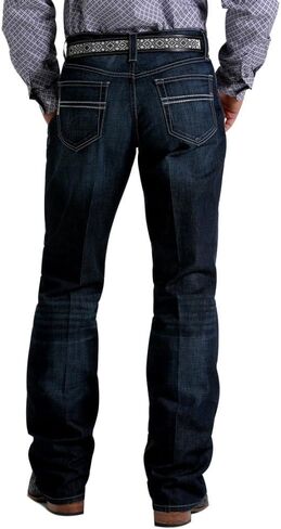 Cinch Men's Carter Relaxed Fit Jean, Performance Dark Rinse, 32x34 in Saudi Arabia