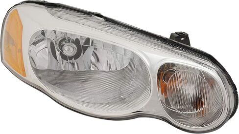 Garage-Pro Driver and Passenger Side Headlight for Chrysler Sebring 2004-2006 Halogen With bulb(s) Convertible & Sedan, For Models Without Headlight Leveling Replaces# 4806036AF 4806037AF in Saudi Arabia