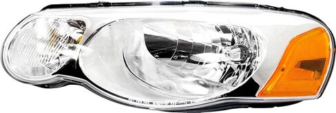 Garage-Pro Driver and Passenger Side Headlight for Chrysler Sebring 2004-2006 Halogen With bulb(s) Convertible & Sedan, For Models Without Headlight Leveling Replaces# 4806036AF 4806037AF in Saudi Arabia