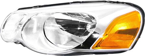 Garage-Pro Driver and Passenger Side Headlight for Chrysler Sebring 2004-2006 Halogen With bulb(s) Convertible & Sedan, For Models Without Headlight Leveling Replaces# 4806036AF 4806037AF in Saudi Arabia