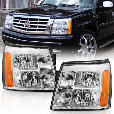 Acanii - للفترة 2003-2006 Cadillac Escalade (نموذج HID فقط) المصابيح الأمامية المصابيح الأمامية مصابيح الرأس مصابيح رأس السائق + جانب الركاب in Saudi Arabia