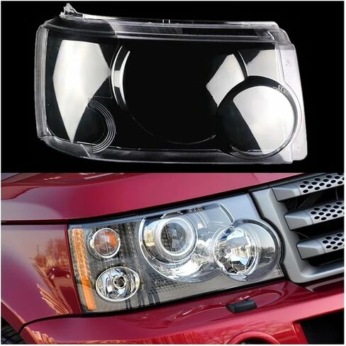 Front Glass Lens Headlamp Shell Lights Housing Transparent Lampshade Compatible For Land Rover Rang Rover Sport 2005~2009 ​Headlight Cover(Right) in Kuwait