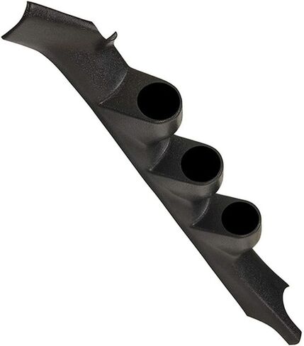 GlowShift Black Triple Pillar Gauge Pod Compatible with Buick Regal Grand National 2 Door G-Body 1978-1987 - ABS Plastic - Mounts (3) 2-1/16" (52mm) Gauges to Vehicle's A-Pillar in Saudi Arabia