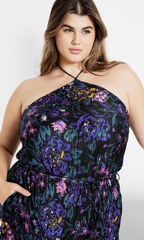 CITY CHIC Plus Size Jumpsuit, Kira Print Jumpsuit in Saudi Arabia