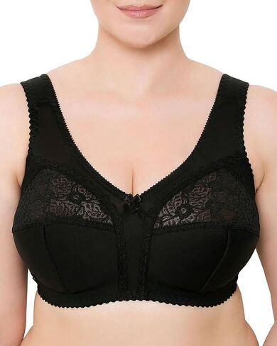 Wireless Plus Size Bra Minimizer Wide Straps Unlined Full Coverage 36 38 40 42 44 46 48 50 52 / C D E F G H I in Saudi Arabia