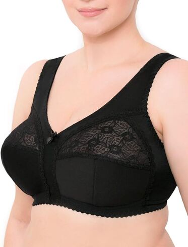 Wireless Plus Size Bra Minimizer Wide Straps Unlined Full Coverage 36 38 40 42 44 46 48 50 52 / C D E F G H I in Saudi Arabia