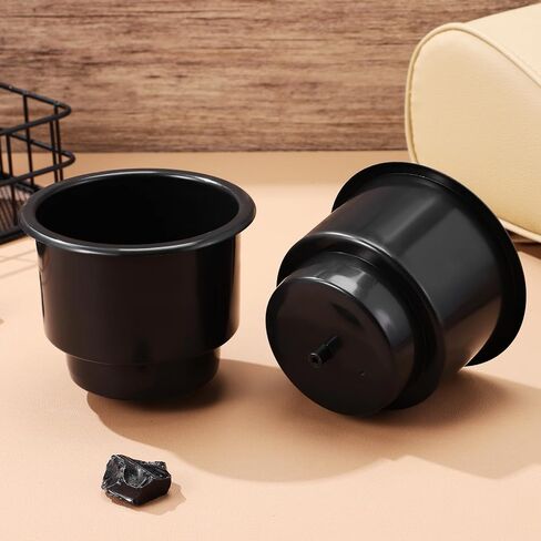 4Pcs Cup Holder Inserts, Car Cup Holder Recliner Sofa Armrest Cup Inserts, Plastic Universal Beverage Can Holder for RV Boat Car Golf Cart (Bottom: 2.8", Top: 3.6", Height: 3.6") in Saudi Arabia