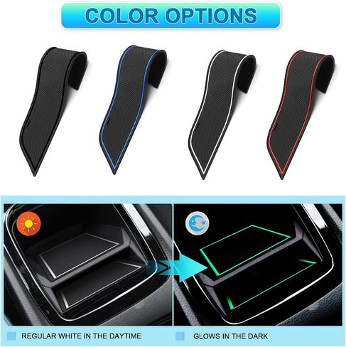 CDEFG Custom Fit for 2023 2024 K*ia Sportage NQ5 Cup Door Slot Mat Center Console Pocket Liner Mats 5th Generation Sportage Accessories Console Cup Holder Inserts Coaster Anti Slip Rubber Mats, 14PCS in Saudi Arabia