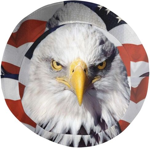 American Flag Bucket Hats Fashion Sun Cap Packable Fisherman Hat for Women Men Patriotic USA Flag Hat in Kuwait