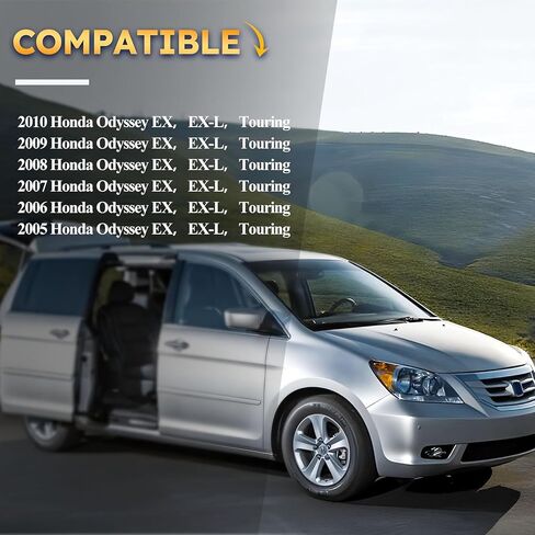 Left & Right Power Sliding Door Roller Assembly for 2005-2010 Honda Odyssey EX EX-L Touring model Replace # 72561-SHJ-A21 & 72521-SHJ-A21 / 924-128 & 924-129 in Saudi Arabia