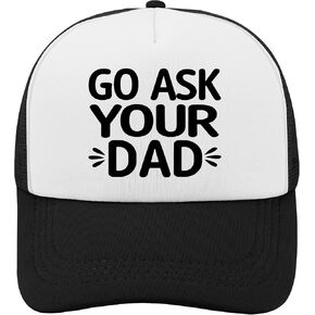 Go Ask Your Dad Hats for Men Washed Distressed Baseball Caps Vintage Washed Ball Cap Light Weight in Saudi Arabia