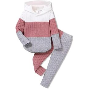 ملابس الفتيات سقوط فتاة الفتاة 2pcs هوديي شيرت شيرت+بانت+طماق الشتاء لحجم 4-8 سنوات الفتيات الصغيرات in Kuwait