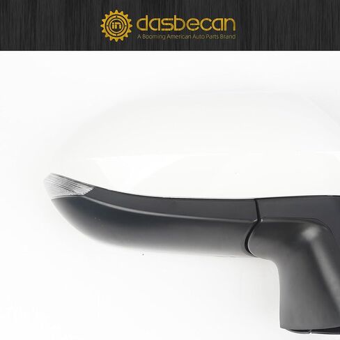 DASBECAN SADENGER Side Door Mirror أبيض متوافق مع 2020-2025 Toyota Corolla SE & SE مدفأة مع إشارة نيلشيد اليمنى الخلفية مرآة مرآة الدليل. in Kuwait