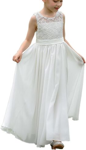 Lace Appliques Dresses for Girls Sleeveless Wedding Guest Ball Gown Cocktail Formal Long Dresses Mermaid in Kuwait