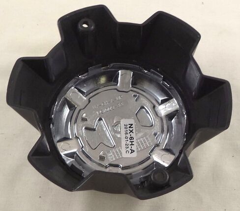 2 Crave Wheels Flat Black / Chrome 6 Lug Wheel Center Caps QTY 1 # NX-6H-A-UP in Saudi Arabia