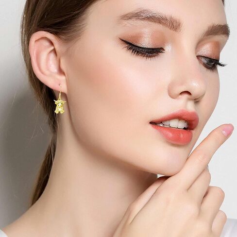 أقراط بقرة Yafeini Highland 925 Sterling Sliver Cow Dangle أقراط المرتفعات للمجوهرات للنساء in Saudi Arabia