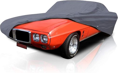 Supreme Full Car Cover – Pontiac GTO 1965-1973 Coupe 2-Door Semi Custom Fit Waterproof Full Coverage All Weather Windproof Dust Proof Indoor Outdoor Automobile in Saudi Arabia