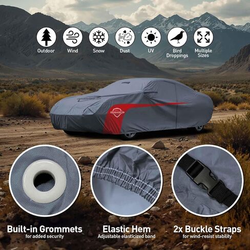 Ultimum Lite Car Cover for MG TD 1950-1953 Roadster 2-Door, with Zipper Breathable All Weather Protection Scratch, Dust, Sun, Snow, Rain Protection Indoor Outdoor in Saudi Arabia