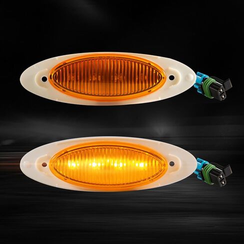 5 PCS Cab Marker Lights LED Front Top Roof Light Amber Truck Lamp Assembly Fits for International LT 2017-up 12V in Saudi Arabia