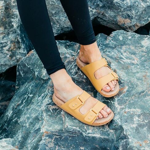 Revs Shiel Reflexology & Acupressure Massage Sandals, Adjustable Strap, Cushion Comfort, Arch Support. in Saudi Arabia