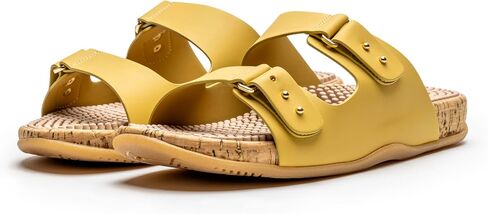 Revs Shiel Reflexology & Acupressure Massage Sandals, Adjustable Strap, Cushion Comfort, Arch Support. in Saudi Arabia