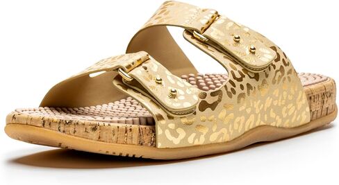 Revs Shiel Reflexology & Acupressure Massage Sandals, Adjustable Strap, Cushion Comfort, Arch Support. in Saudi Arabia