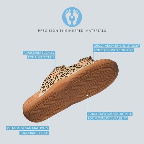 Revs Shiel Reflexology & Acupressure Massage Sandals, Adjustable Strap, Cushion Comfort, Arch Support. in Saudi Arabia