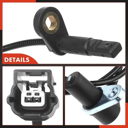 مستشعر سرعة عجلة ABS A-premium متوافق مع نماذج Nissan & Infiniti-Pathfinder 2002 ، QX4 2001-2003-الجبهة والخلفية ، السائق والركاب ، مجموعة 4-PC ، استبدل# 47911-0W060 ، 47910-0W060 in Saudi Arabia