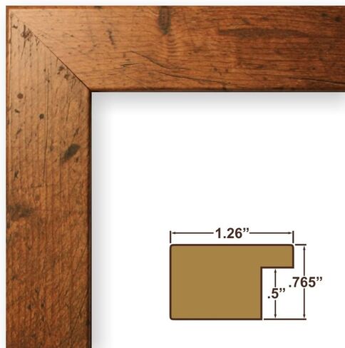 Craig Frames FM26WA 20 x 24 Inch Dark Brown Picture Frame Matted to Display a 16 x 20 Inch Photo in Saudi Arabia