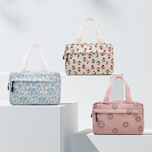 حقيبة مستحضرات التجميل النسائية الكبيرة حقائب مكياج لطيفة سروال قصير حقيبة مستحضرات التجميل المحمولة منظم ماكياج السفر حقيبة أدوات الزينة in Kuwait