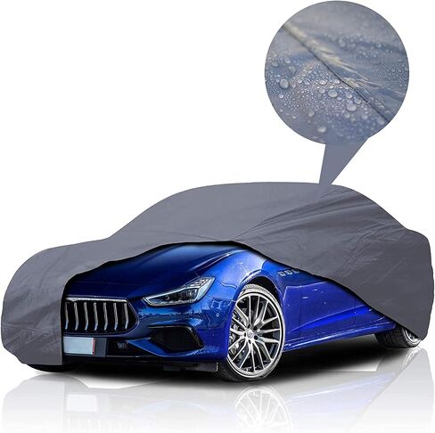 Supreme Full Car Cover – Pontiac GTO 1965-1973 Coupe 2-Door Semi Custom Fit Waterproof Full Coverage All Weather Windproof Dust Proof Indoor Outdoor Automobile in Saudi Arabia