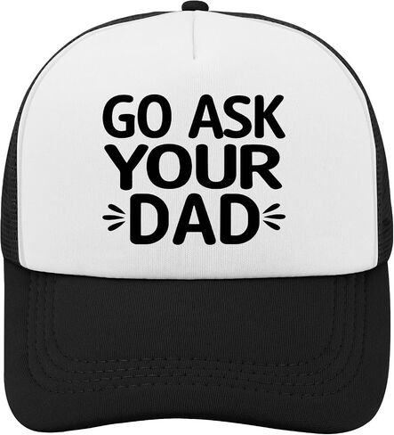 Go Ask Your Dad Hats for Men Washed Distressed Baseball Caps Vintage Washed Ball Cap Light Weight in Saudi Arabia