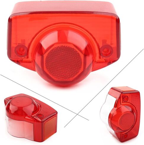 Cnnono8 Motorbike Red Rear Taillight Cover Tail Light Lens Cap Accessaries for HONDA Trail CT70 CL70 CL90 CT90 SS90 SS125A CA175 CB160 1967-1971 in Saudi Arabia