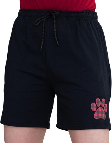 Greatergood Pawsitibly Pet Pet Print Shorts Disual Forms للنساء مع جيوب القطن الرباط صالة الخصر مرنة الصالة in Kuwait