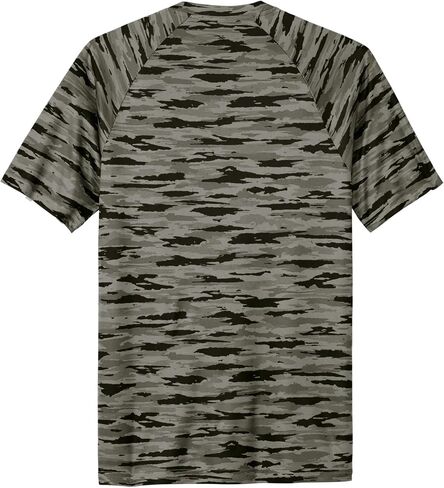 SPORT-TEK Unisex Drift Camo Tee | Athletic Fit Workout T-Shirt for Men & Women, Fashion Gym Top Spring & Summer in Saudi Arabia