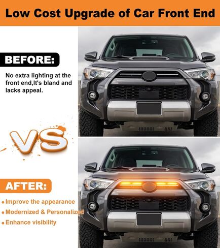 مصابيح الشواية لتويوتا 4Runner 2020-2024 LED RAPTO RIDE LED GRILLE LIGHT BAR in Kuwait