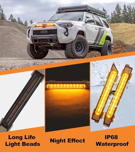 مصابيح الشواية لتويوتا 4Runner 2020-2024 LED RAPTO RIDE LED GRILLE LIGHT BAR in Kuwait