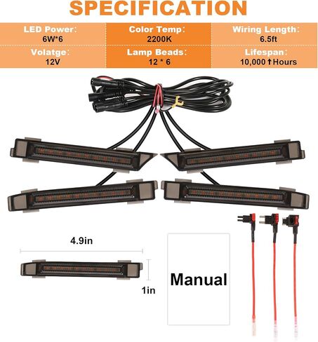 مصابيح الشواية لتويوتا 4Runner 2020-2024 LED RAPTO RIDE LED GRILLE LIGHT BAR in Kuwait